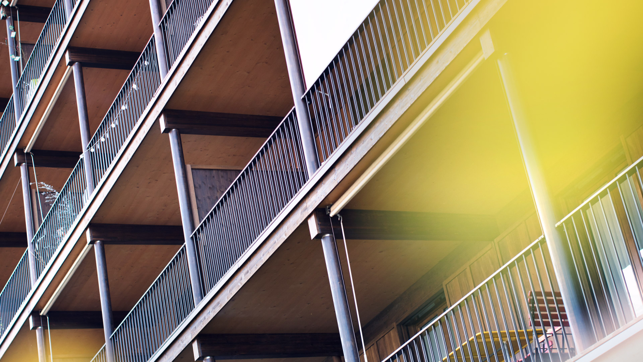 Exterior view of a block of flats